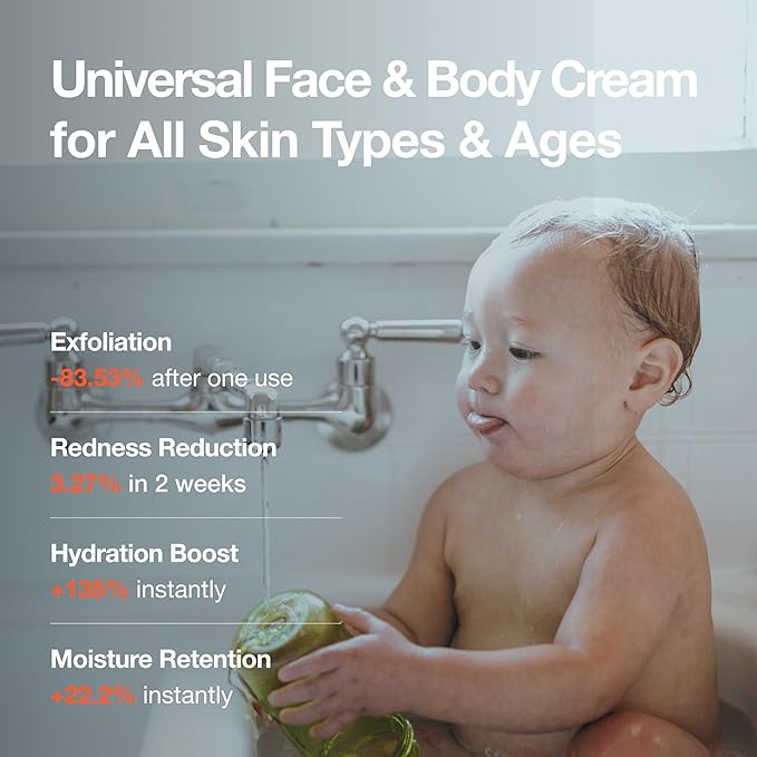 Tear-Free Korean Baby Skincare Set – 2-in-1 Organic Shampoo & Wash + Cream & Lotion, Safe & Soothing Hydration, Gentle, EWG Verified, Non-Toxic