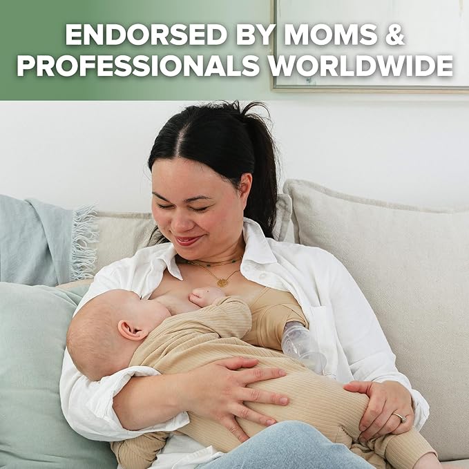 Haakaa Manual Breast Pump with Base 4 Fl Oz/100ml+Lid