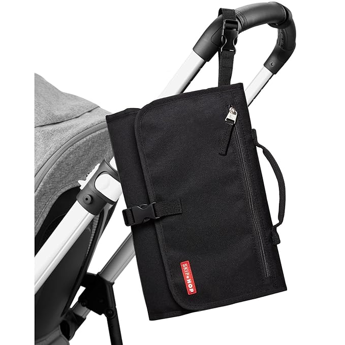 Skip Hop Pronto Signature Portable Changing Mat, Cushioned Diaper Changing Pad with Built-In Pillow