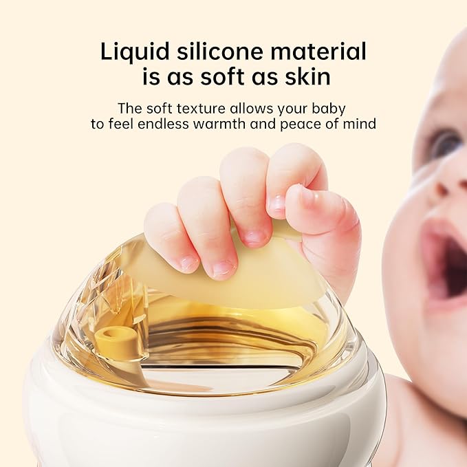 Natural Nursing Glass Baby Bottle - with Anti-Colic Vent System - BPA-Free, 3 oz and 5 oz Wide-Neck Baby Bottle with Slow Flow & Medium Flow Nipple, 0-6 Months, 2 Pack (Includes 4pcs Nipples)