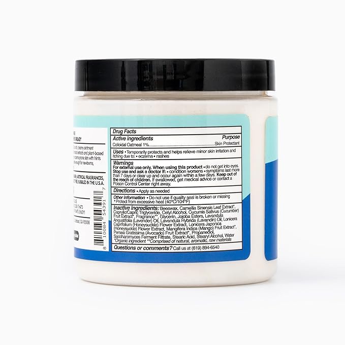 TUBBY TODD All Over Ointment - Baby Eczema Cream - Everyday Multi-Purpose Baby Skin Relief Cream - Sensitive Skin, Dry Skin & Irritation - Steroid & Gluten Free - Lavender Rosemary, 2 Pack 3.5oz & 8oz