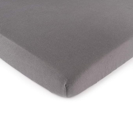 SheetWorld Fitted Pack N Play Playard Sheet Compatible with BEKA Baby 4 in 1 Bassinet Bedside Sleeper 24 x 38 inches, 100% Cotton Jersey, Hypoallergenic, Butter Soft, Dark Grey, Made in USA