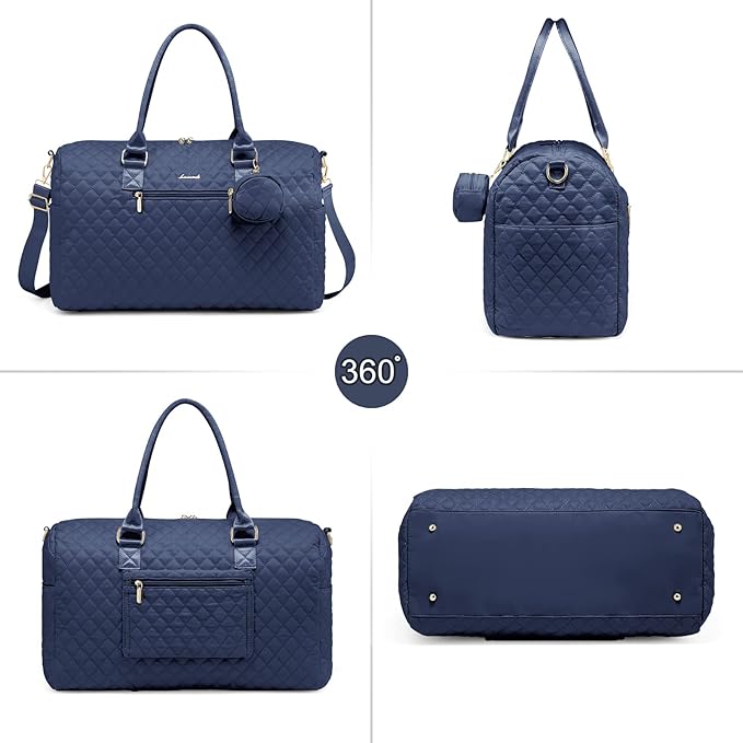 LOVEVOOK Diaper Bag Tote with Pacifier Case and Changing Pad, Large Capacity Mommy Bag for Hospital and Weekender Travel, Functional Baby Bag Newborn Baby Essential, Blue