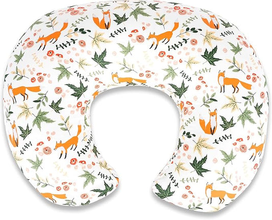 Nursing Pillow & Breastfeeding Pillow – Ergonomic C-Shape for Breastfeeding & Bottle Feeding, Standard Size Breathable with Washable Cover, Hypoallergenic,Tummy Time & Sitting Support ( 0-12Months)