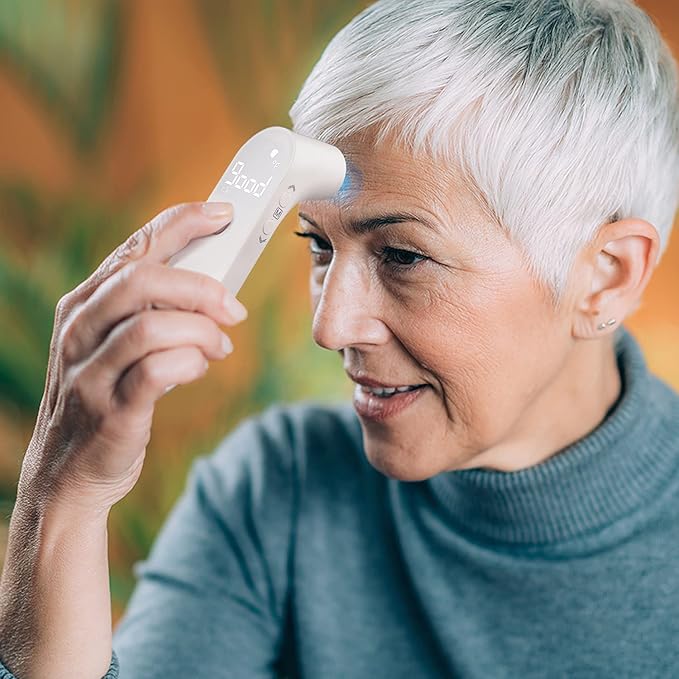 Innovo iF100B Touchless Digital Forehead Basal Thermometer, Non-Contact with Fever Alert Detection