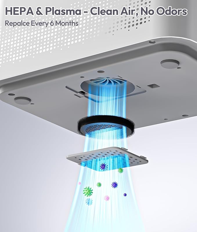 NCVI Baby Bottle Washer Sterilizer and Dryer Pro, Holds 6 Bottles & Pump Parts, Large Steam Sanitizer Cleaning Machine for All Bottles, 4 in 1(Wash|Sterilize|Dry|Storage), 19/49min Washing time