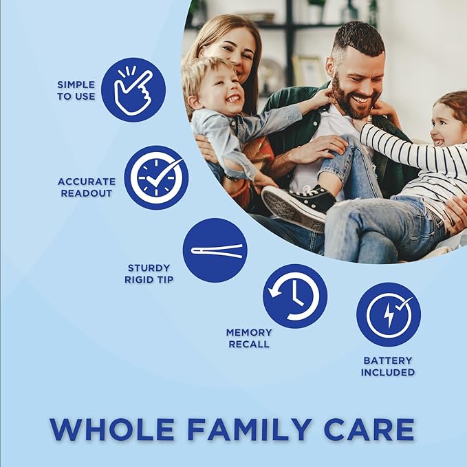 Veridian Handheld Fahrenheit/Celsius Digital Thermometer Display Kit Digital Display 08-301VC, 16 Ct