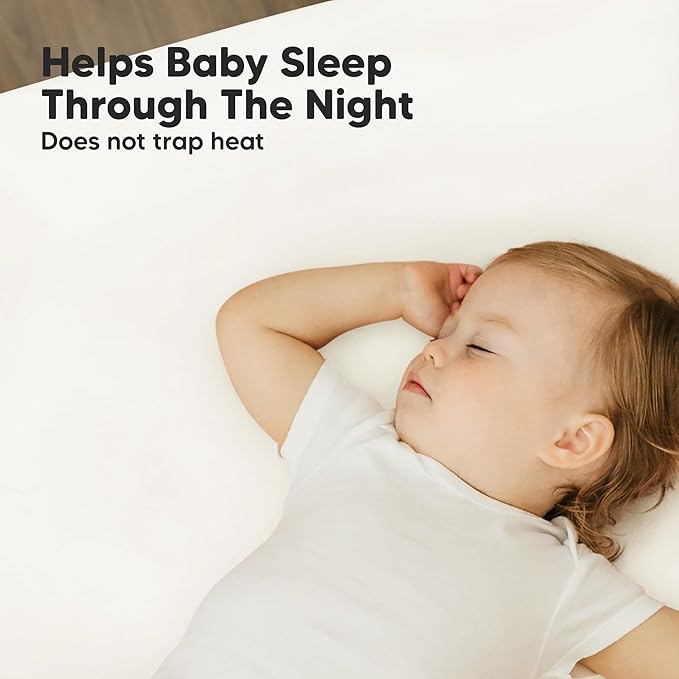 2-Pack Mini Crib Sheets Fitted - 38x26 Pack N Play Sheets for Pack and Play Mattress, Organic Cotton, Soft & Breathable Playard Bedding, Neutral Mini Toddler Bed Cover for Boys, Girls (Khaki)