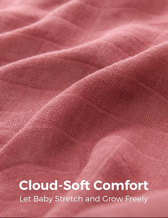 Momcozy Muslin Swaddle Blankets for Baby Boys and Girls, 4-Pack Breathable and Skin-Friendly Receiving Blanket Wrap, Baby Essentials, Registry & Gift, 47 x 47 inches