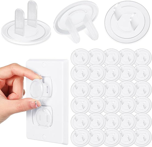 Thyle 750 Pcs Outlet Covers Bulk Child Baby Proofing Plug Covers for Electrical Outlets Easy Install Socket Sturdy Safe Secure Baby Proofing Kit for Home Office Bulk