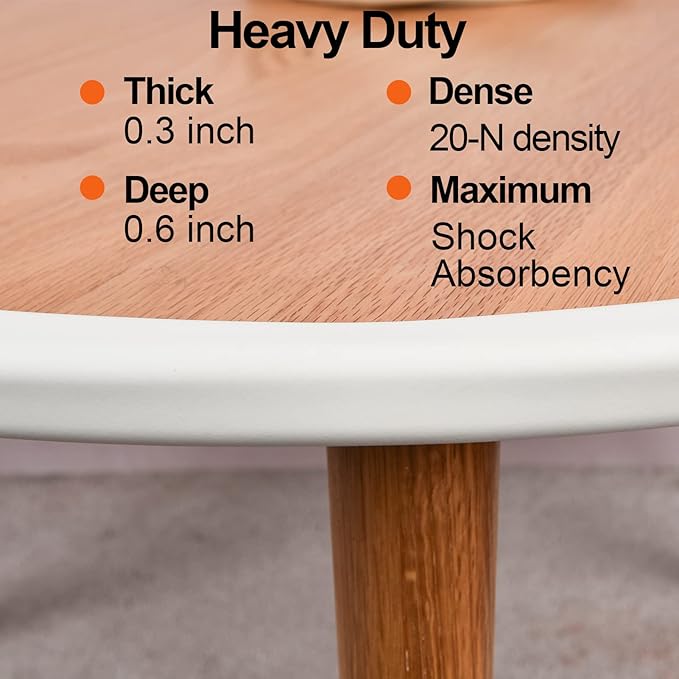 Baby Proofing Edge and Corner Guards, (20ft Edge + 8 Corners) Safety Furniture Bumper, Baby Corner Protector for Fireplace, Table, Stair, Cabinet, 3M Adhesive, White