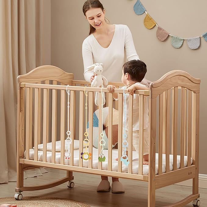 Toy Straps for Baby, 6pcs Adjustable Toy Holder for Stroller Accessories, Silicone Baby Tether Pacifier Clip, No Throw Baby Travel Essential Leash for High Chair, Car Seat, Baby Toy Clips