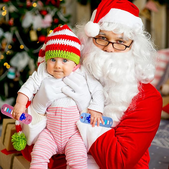 YAPROMO Baby Teething Toys,Reomte Teether Toys, Silicone Chew Toy for Babies 18+ Months, Remote Control Shape Teething Toys, Early Educational Toy BPA Free & Refrigerator Safe