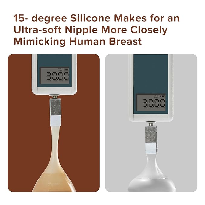 Thyseed PPSU Natural Anti-Colic Baby Bottles | Newborn Breast Like Nursing Bottle for Breastfed Babies with Nipple (1+ Months),8oz,1pack