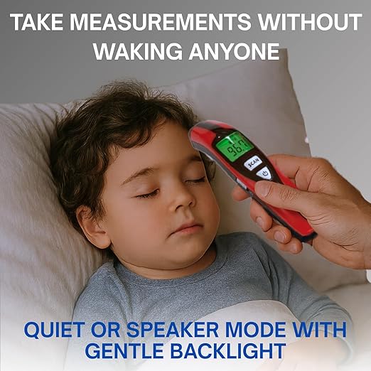 Advocate Non Contact Touchless Speaking Thermometer for Adults, Kids & Babies – Digital Infrared Thermometer – Clinical Results-Speaks English and Spanish