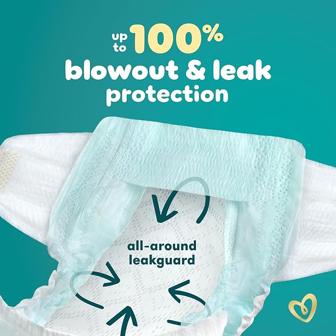 Pampers Swaddlers Diapers, Size 7 (26-50 lbs), 70 Count, Absorbent, Keeps Baby Dry and Comfortable, Skin Safe Disposable Baby Diaper (Packaging May Vary)