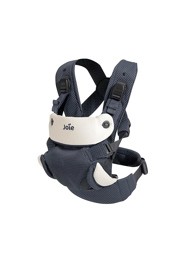 Joie Savvy Lite Air 3-in-1 Baby Carrier – Lightweight, Ergonomic Baby Carrier with 3 Carry Positions, Breathable Fabric, Padded Straps, and Lumbar Support (Indigo)