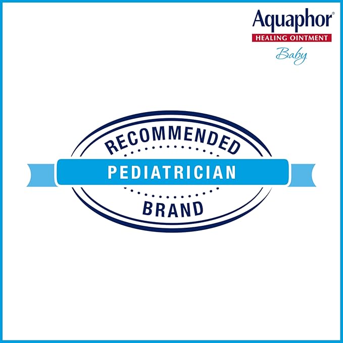 Aquaphor Baby Healing Ointment Advanced Therapy Skin Protectant for Chapped or Dry Skin, Drool Rash and Diaper Rash Ointment, Hypoallergenic Baby Essentials, Travel Size, 0.35 Oz Tube, Pack of 2