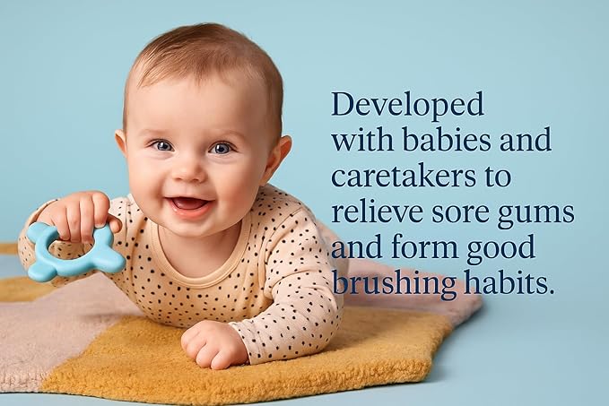 Jordan* ® | Step 0 Teether & Training Toothbrush | BPA-Free, Hygienic, 2-in-1 Teething & Early Brushing Solution for Babies | Pink | 1 Teether + 2 Step 1 Baby Toothbrush