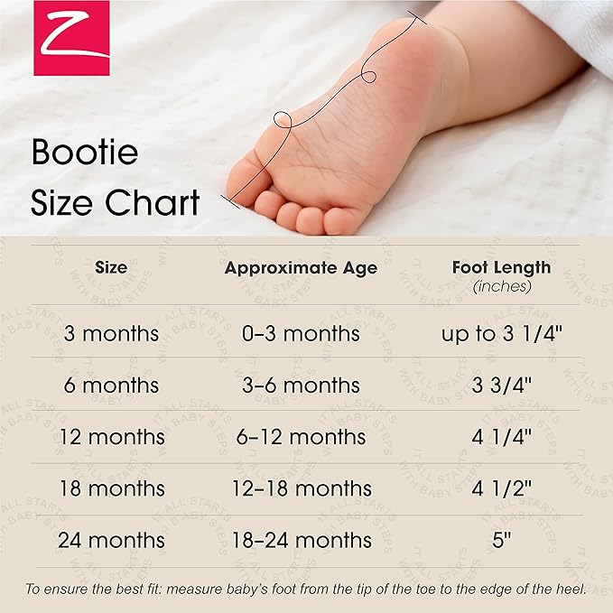 Zutano unisex-baby Cozie Fleece Baby Booties With Grippers