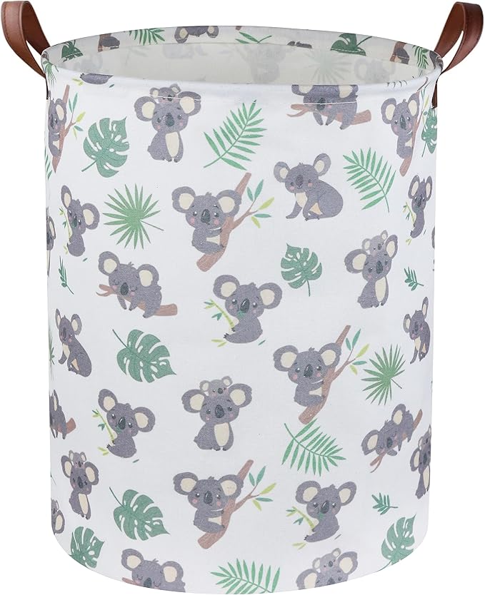 Essme Baby Laundry Basket,Kids laundry hamper for Baby Room Decor,Nursery Hamper, Animal Basket,Gift Baskets,Home Organizer(Koala)