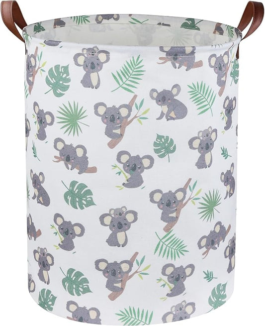 Essme Baby Laundry Basket,Kids laundry hamper for Baby Room Decor,Nursery Hamper, Animal Basket,Gift Baskets,Home Organizer(Koala)