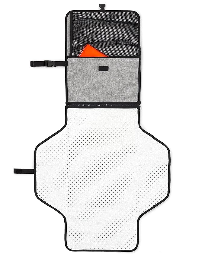 Skip Hop Portable Baby Changing Pad, Pronto, Grey Melange