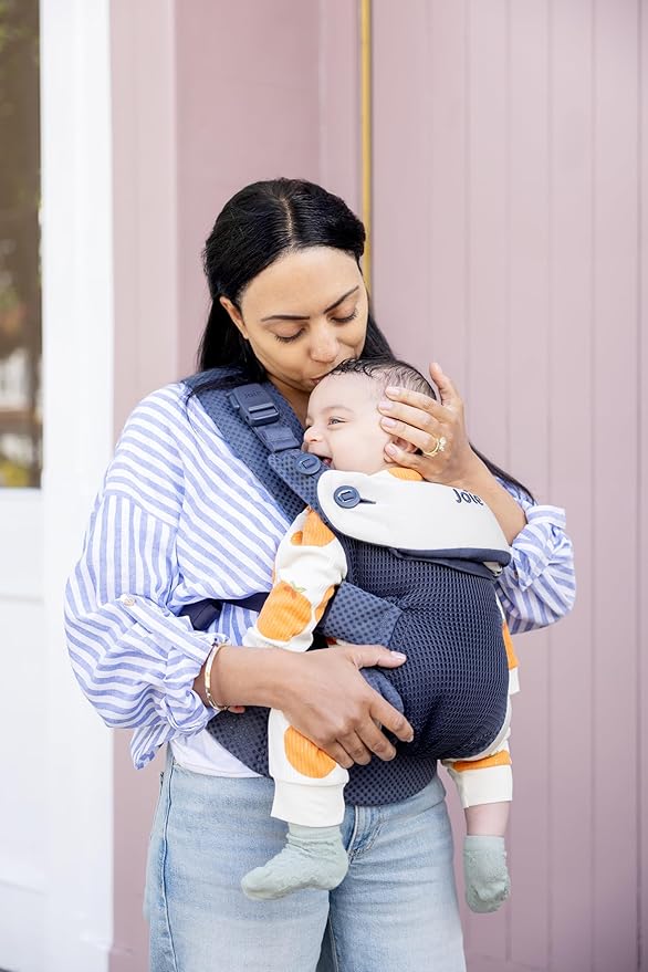Joie Savvy Lite Air 3-in-1 Baby Carrier – Lightweight, Ergonomic Baby Carrier with 3 Carry Positions, Breathable Fabric, Padded Straps, and Lumbar Support (Indigo)
