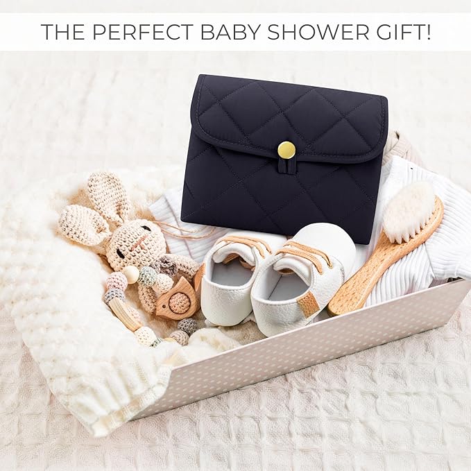 Portable Diaper Changing Pad - Soft and Easy to Clean Diaper Changing Mat for Babies - The Perfect Lightweight and Foldable Pad for Traveling