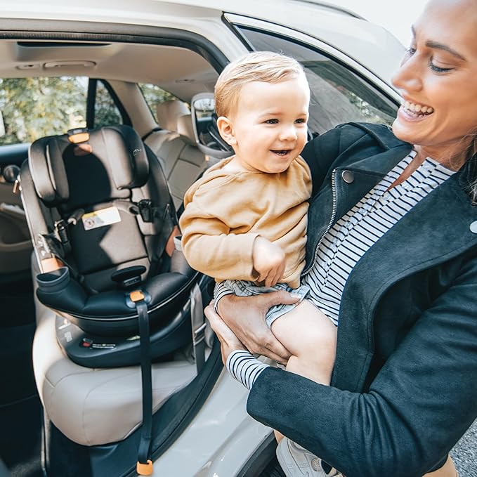 Chicco Fit360 Mirror Car Seat Accessory for Fit360 Rotating Convertible Car Seat, Shatter-resistant, For Rear-Facing | Anthracite/Grey