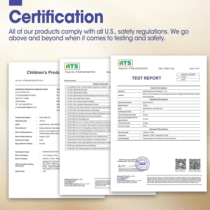 AZEN 16 Pack Baby Rattles Teething Toys 3-6 Months, Baby Toys 0-6 Months, Newborn Infant Toys 6-12 Months, Essentials Must Haves Wrist Socks Toddler Stocking Stuffers Christmas Gifts