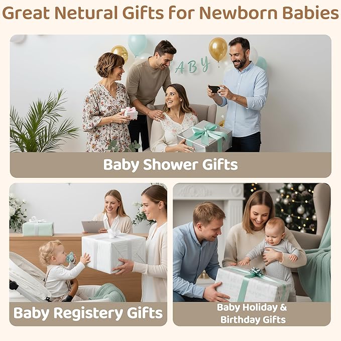 Bella's Friends Circus-Themed Baby Play Gym, 2-Sided High-Contrast Tummy Time Mat with 4 Detachable Sensory Toys, Foldable Wooden Frame Playmat for Stage-Based Development, Baby Essentials Shower Gift