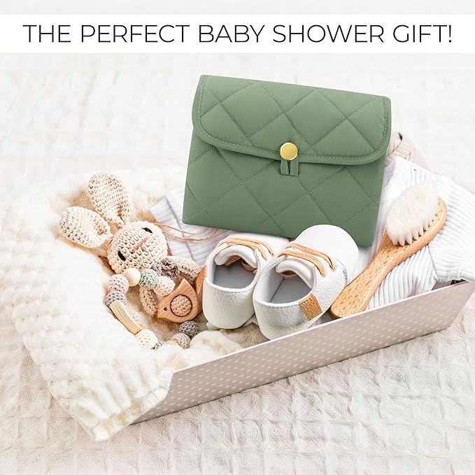 Portable Diaper Changing Pad - Soft and Easy to Clean Diaper Changing Mat for Babies - The Perfect Lightweight and Foldable Pad for Traveling