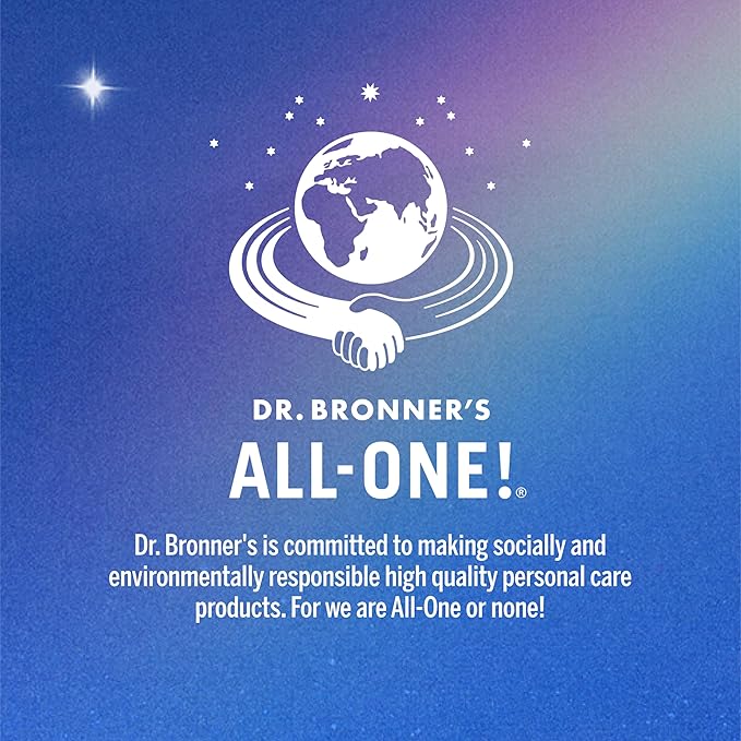 Dr. Bronner's Pure-Castile Liquid Magic Soap Bottle & Refill Carton - Made with Regenerative Organic Certified Oils- 18-in-1 Uses for Face, Body Wash, Hand Soap Refill- Baby Unscented, 32 oz