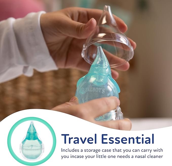 Dr. Talbot's Baby Nose and Ear Care Set - Nasal Aspirator and Nose and Ear Cleaner Tools for Babies - Baby Registry Essentials