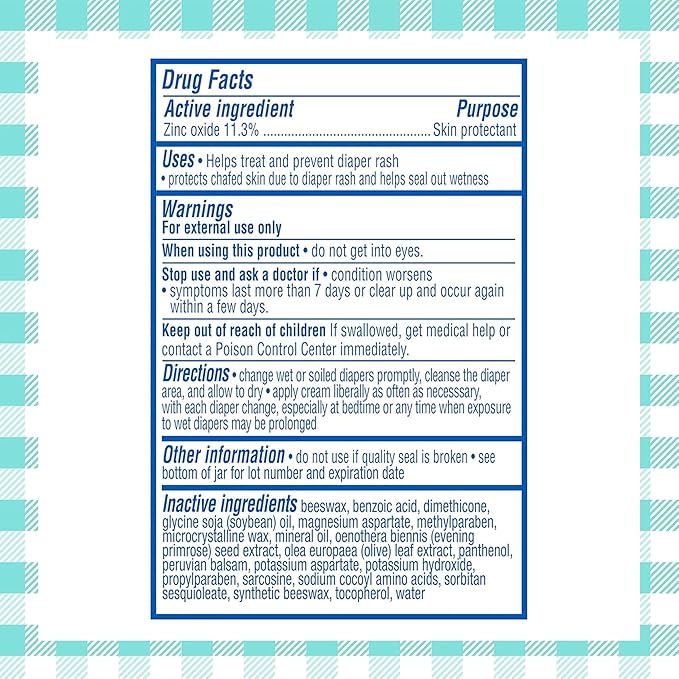 Balmex Fast-Acting Baby Diaper Rash Cream with Zinc Oxide + Soothing Botanicals, Pediatrician-Recommended, 16oz