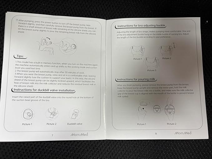 MomMed Wearable Breast Pump (Model S21) – Double Electric Hands-Free Breast Pump, Leak-Proof Design, 3 Modes (Stimulation, Expression, Auto) & 12 Vacuum Levels, Portable and Quiet, Gray, 2Pack