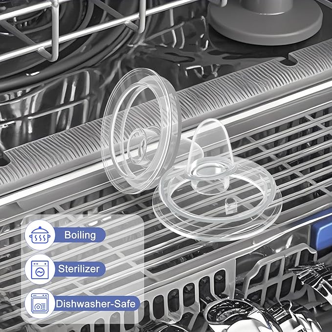 Sippy Spout Nipples for Philips Avent Baby Bottles, Natural Trainer Sippy Cup My Grippy Spout Sippy Cup and Natural Trainer Sippy Cup, Soft 100% Silicone Sippy Spout Nipples (Sippy Nipple)