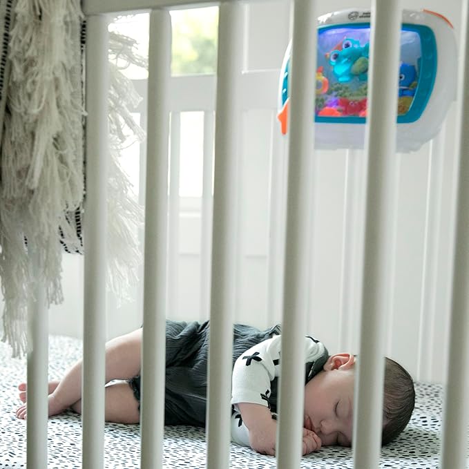 Baby Einstein Sea Dreams Soother Musical Crib Toy and Sound Machine, Newborn and up
