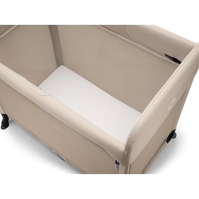 Bugaboo Stardust Playard - Portable Indoor and Outdoor - Foldable On The Go Play Yard - 1 Second Unfold (Taupe)