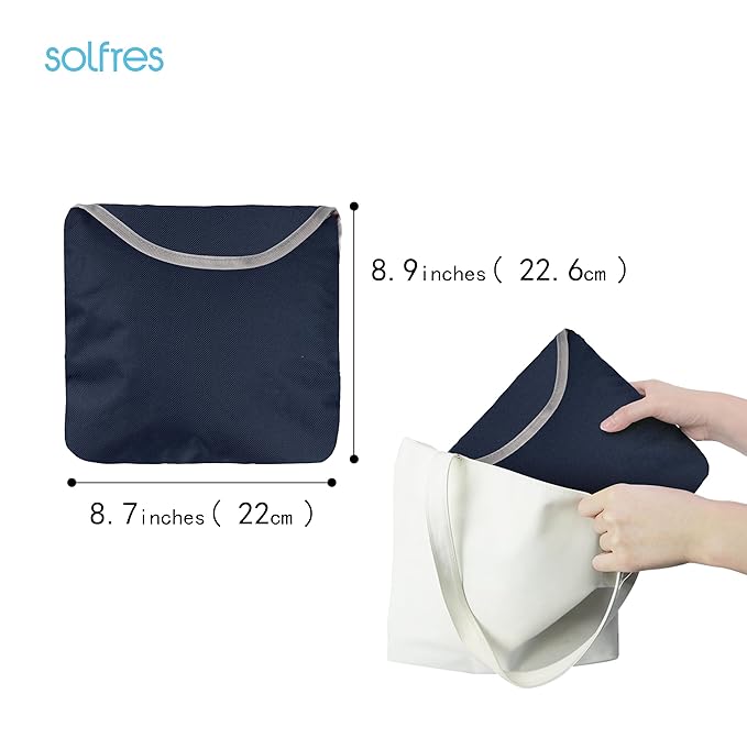 Dual-Belt Baby High Chair Cover, Upgrade Version, for Wooden or Restaurant High Chair, Sturdy and Robust Material, Waterproof Washable Stain and Slip Resistant, Navy Blue