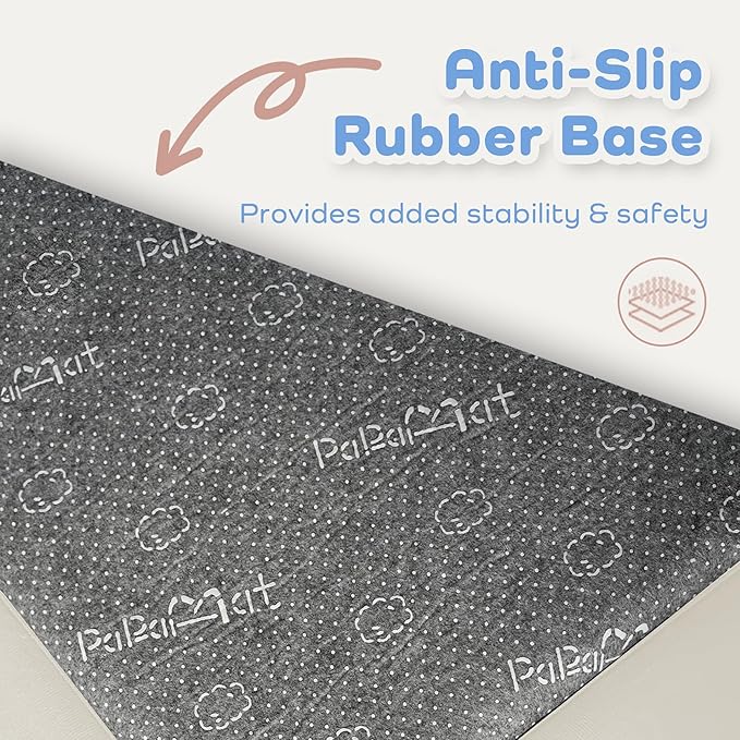 1.5" Thick Baby Play Mat for Floor Tummy Time, 50"x 50" Pro Soft Baby Activity Playmats Playroom, Easy Care with Non-Slip Safe for Infant Toddler Kids Crawling(Cream)