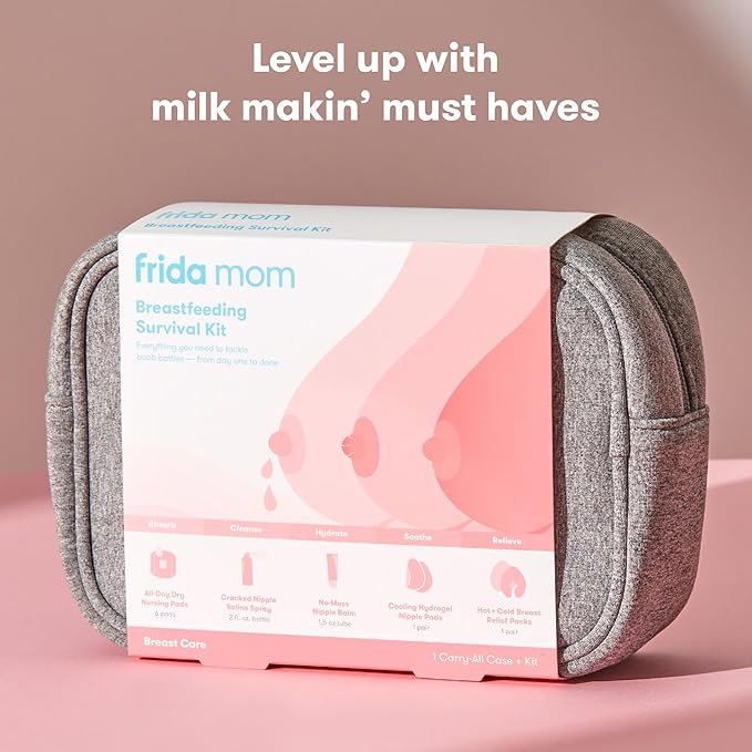 Frida Mom Hydration Packets for Breasts, Hydrate Nipples with Breast Mask Made with Aloe Vera, Honey, Tea Tree Oil, & Cucumber, 2 Sheet Masks