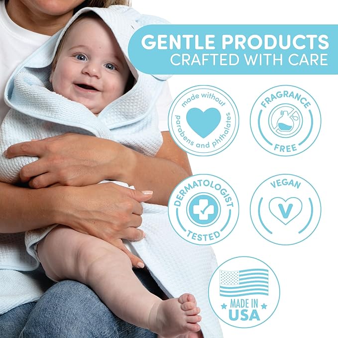 Bliss Baby Lotion, Premium & Unscented, For Dry & Sensitive Skin, Hydrating Daily Cream - For Babies, Toddlers, Kids & Adults, Vegan, Hypoallergenic, Dermatologist Tested, Clean & Gentle, 8 fl oz.