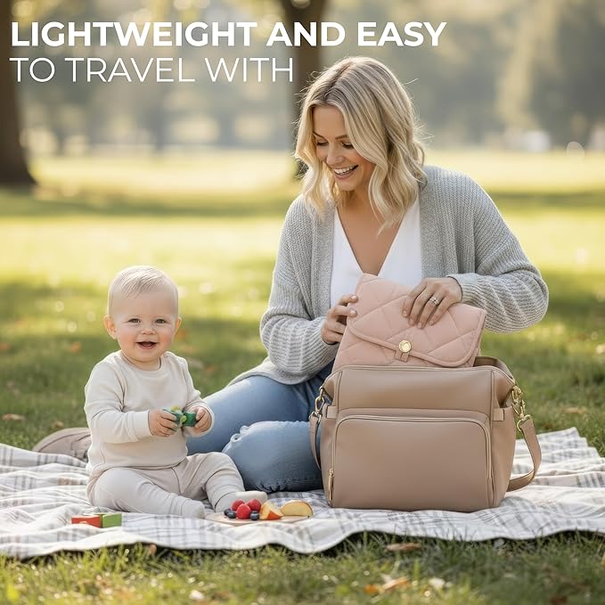 Portable Diaper Changing Pad - Soft and Easy to Clean Diaper Changing Mat for Babies - The Perfect Lightweight and Foldable Pad for Traveling