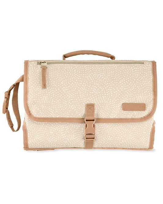 Skip Hop Portable Baby Changing Pad, Pronto, Beige Swirl Dot