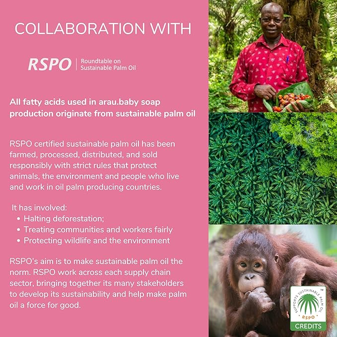 Arau Baby Unscented Foam Bottle Wash Refill, Natural Plant Based Baby Bottle & Dish Soap, No Artificial Fragrance or Additives, Gentle for Washing Bottles, Pacifiers and Toys, Easy Rinse, 15.21 Fl Oz