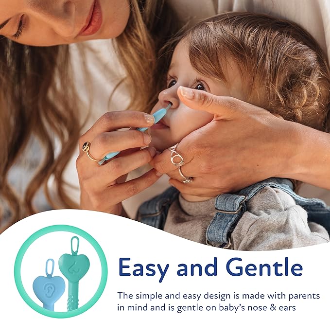 Dr. Talbot's Baby Nose and Ear Care Set - Nasal Aspirator and Nose and Ear Cleaner Tools for Babies - Baby Registry Essentials