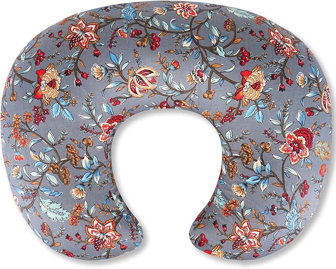 x-vesolje Nursing Pillow, Breastfeeding Pillow with Removable Cover, Ergonomic Breast Feeding Pillow, Baby Feeding Pillow for Mom Easier Breastfeeding- Original Size/Peony