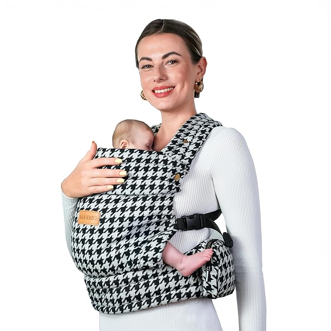Baby Carrier Newborn to Toddler, Toddler Carrier with Head Support 7-44lbs, Baby Sling Carrier with Detachable Pouch, Hands-Free, Lumbar Support (Black)